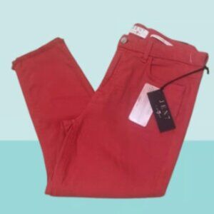JEN7 by 7 For All Mankind Women's Petite Cropped Skinny Jean Pants Size 10P
